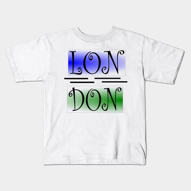 LONDON Kids T-Shirt by RAK20